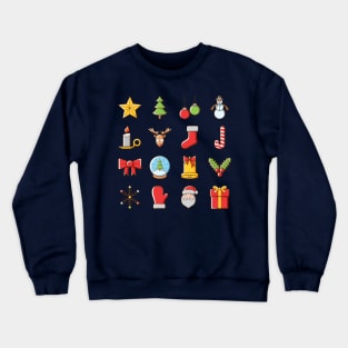 Christmas icons Crewneck Sweatshirt